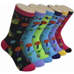360 Pairs Ladies Crew Socks - 9-11 - Rooster - Womens Crew Sock