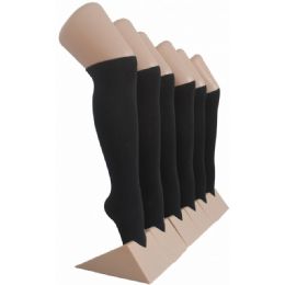 240 Pairs Girl's Knee High Socks Size 6-8 Black - Girls Knee Highs