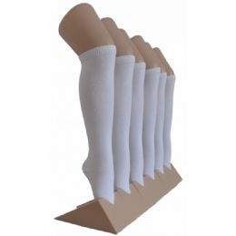 240 Pairs Girl's Knee High Socks Size 6-8 White - Girls Knee Highs