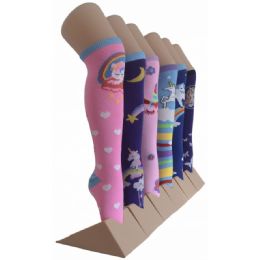 240 Pairs Girl's Knee High Socks Size 6-8 Unicorn - Girls Knee Highs