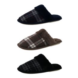 36 of Mens Tartan Slipper Assorted