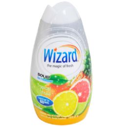 12 pieces Air Freshener 7.8oz Solid Adjustable Wizard Tropical Citrus - Air Fresheners