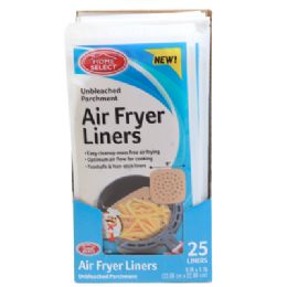 12 pieces Air Fryer Liners 25ct 9x9 Home Select - Kitchen Gadgets & Tools