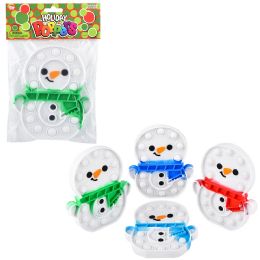 144 of Snowman Bubble Poppers 6 inch