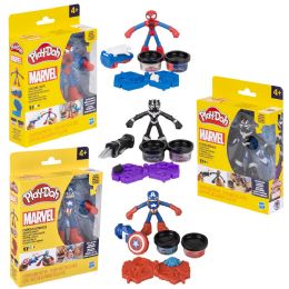 6 pieces Play Doh Marvel Figures Asst - Clay & Play Dough