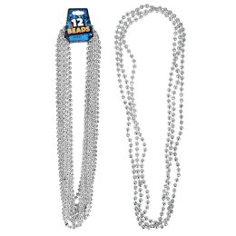432 pieces 33 inch 7 Mm Silver Beads - Craft Beads