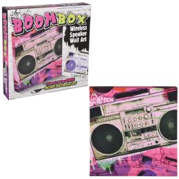 12 of 12 inch Boombox Wall Art Wireless Speaker