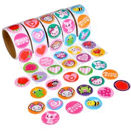 20000 pieces Valentine's Roll Sticker Assortment 500ct - Stickers
