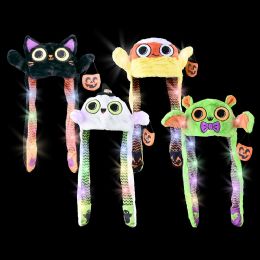 36 pieces Halloween Popping Ear LighT-Up Hat Assortment 4ct - Halloween