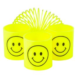 1200 pieces 1.4 inch (35mm) Smile Face Coil Spring - Magic & Joke Toys