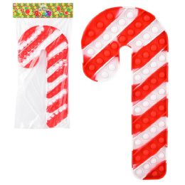 24 pieces Candy Cane Mega Bubble Popper 17 inch - Fidget Spinners