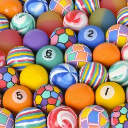 300 Wholesale 45mm 1.75 Inch Hi Bounce Ball Mix 50pcs/un