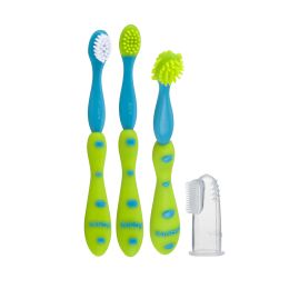 24 Pieces Nuby Oral Care Set: 4 Stage System, 0+ Months - Baby Beauty & Care Items