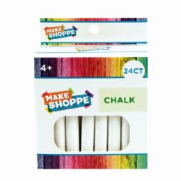 36 pieces Make Shoppe 24 Count White Chalk - Chalk,Chalkboards,Crayons