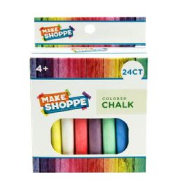 36 pieces Make Shoppe 24 Count Multi Color Chalk - Chalk,Chalkboards,Crayons