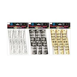 48 of New Year Party Horn 20cm 6pc Pack