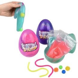 24 pieces 4.75 Inch Fidget Slime Egg 6ct - Slime & Squishees