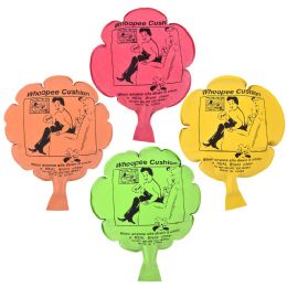 288 pieces 8 inch Whoopee Cushion Asst Colors 24ct - Magic & Joke Toys