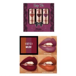 36 pieces Seduce Me Wildn' Collection 3 Piece Lipstick Sets In Assorted Colors - Lip Stick
