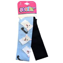 36 of Stylin' Girls 2 Piece Headbands In Llama Design