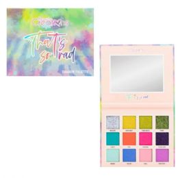 24 pieces That's So Rad 12 Color Eyeshadow Palette In Countertop Display - Eye Shadow & Mascara