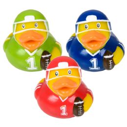 576 pieces 2" Football Rubber Duckies - Slime & Squishees
