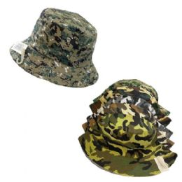 24 pieces of Bucket Hat [assorted Camo]
