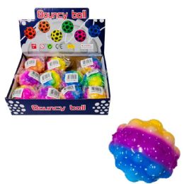 24 pieces 3" Eva HigH-Bouncing Ball [rainbow Color] - Balls