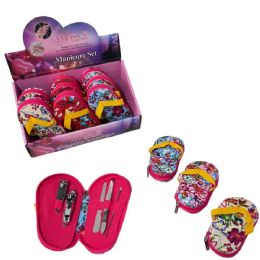24 pieces 6pc Manicure Set [flip Flop Case] - Manicure and Pedicure Items