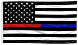24 Pieces 3'x5' Blue/red Lives Matter Flag - Signs & Flags