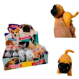 48 Wholesale Stretchy Sand-Filled Squishy Toy Dog Assortment