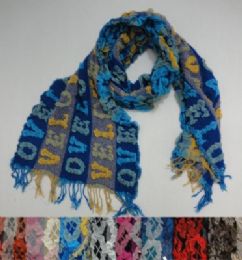 24 pieces Fashion Scarf With LetterS--Love - Womens Fashion Scarves