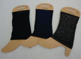 24 pieces Boot Cuffs [mini Colored Rhinestones] - Arm & Leg Warmers