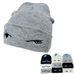 Knitted Cuffed Hat Lashes