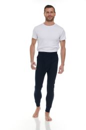 60 Wholesale Mens Cotton Thermal Waffle Pants, Navy Size X-Large