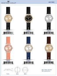 12 of Ladies Watch - 54604 assorted colors