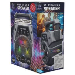 4 of 7 inch 6w Rms Portable Mini Wireless Speaker With Led Lights