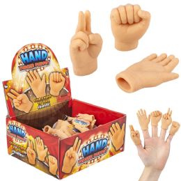 576 Wholesale 2.5" Hand Finger Puppet (72pcs/display)