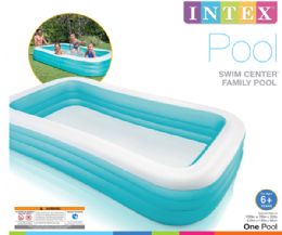 2 pieces Intex Pool Swim Center 120 X 72 X 22 Family Age 6+ bo - Inflatables