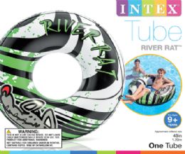 6 pieces Intex Tubes 47 River Rat W/grab Line Age 9+ Shelf Box - Inflatables