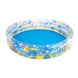 6 pieces Bestway Pool 3-Ring 60 X 12 Clear Deep Dive Age 3+ In Pp B - Inflatables