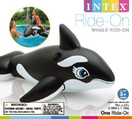 6 pieces Intex RidE-On 76 X 47 Black Whale Age 3+ Shelf Box - Inflatables