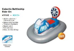 8 pieces Bestway H2ogo Galactic Battleship RidE-On 46.5 X 34.5/1.18 - Inflatables