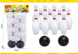12 pieces Bowling Set In Pp Bag - Sports Toys