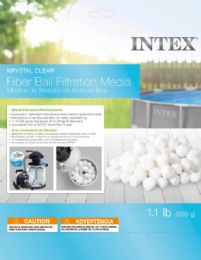 12 pieces Intex Fiber Ball Filtration Media - Outdoor Recreation