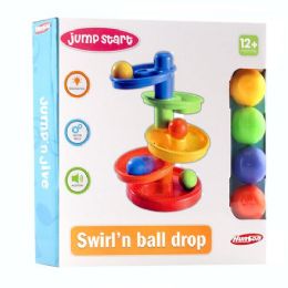 12 pieces Busy Ball Drop And Roll In Window Box - Baby Toys