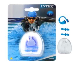 24 pieces Intex Ear Plugs & Nose Clip Combo Set Blister Card - Outdoor Recreation