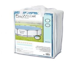 2 pieces Bestway 12' Solar Pool Cover In Carry Bag - Outdoor Recreation