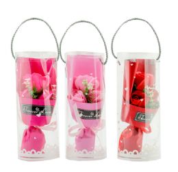 72 of Valentin Soap Flower In Pvc Box