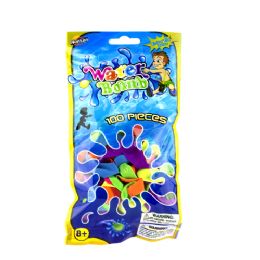 144 pieces 100 Pcs. Water Balloon W/ Water Nozzle In Colored - Water Balloons